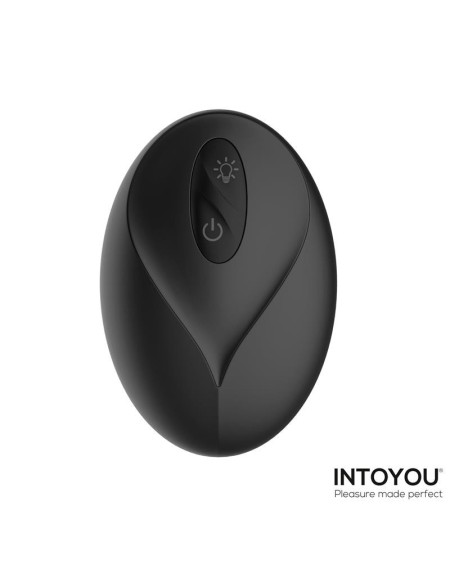 Krax Butt Plug with Vibration, Thrusting, Led Light and Remote