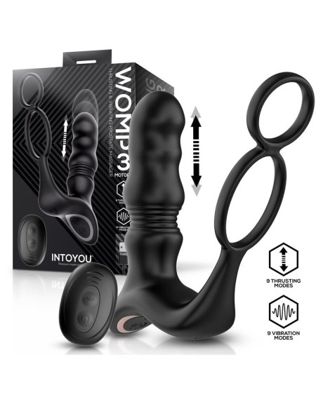 Womp Prostate Massager with Vibration, Thrusting and Remote