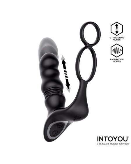 Womp Prostate Massager with Vibration, Thrusting and Remote