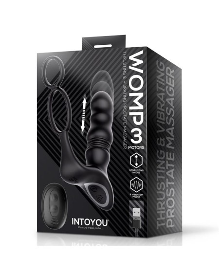 Womp Prostate Massager with Vibration, Thrusting and Remote