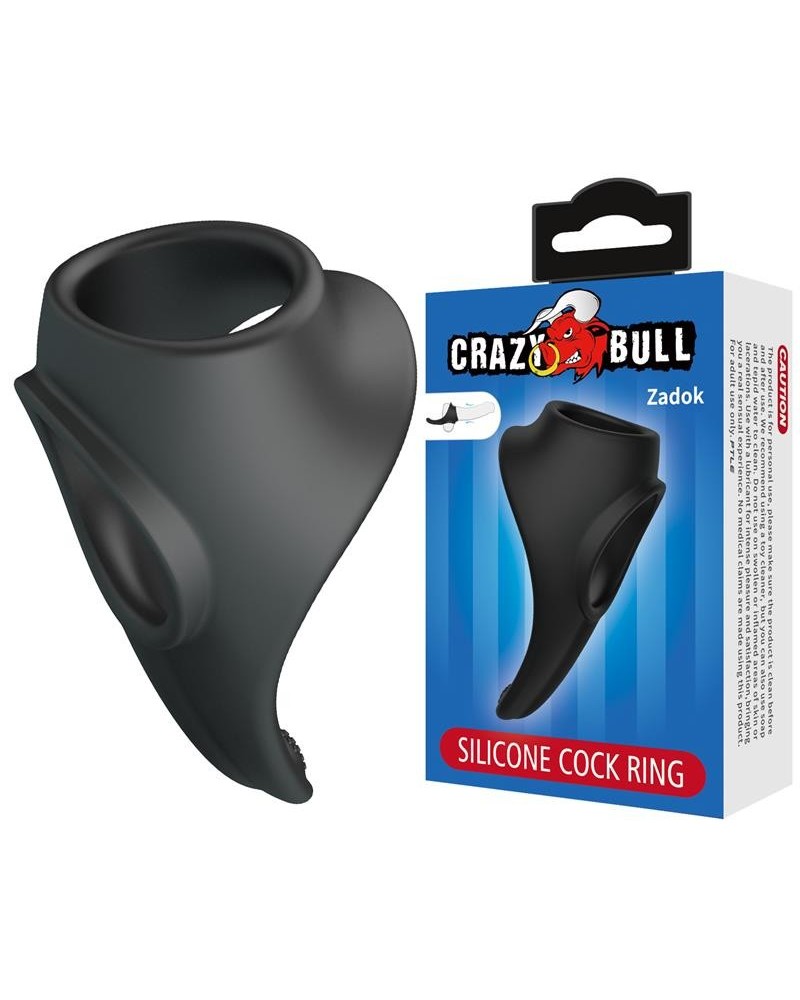 Zadok Silicone Cock and Testicles Ring