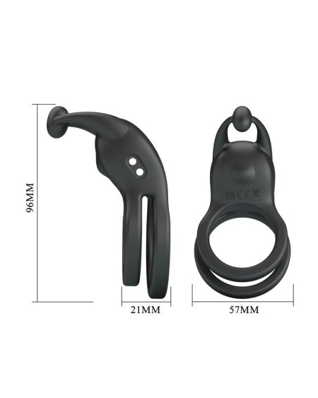 Goodwin Vibrating Double Cock Ring