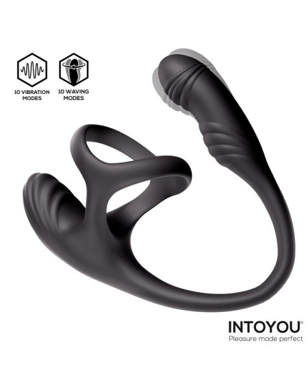 Kamber 360º Waving Vibrating Anal Plug and Cockring