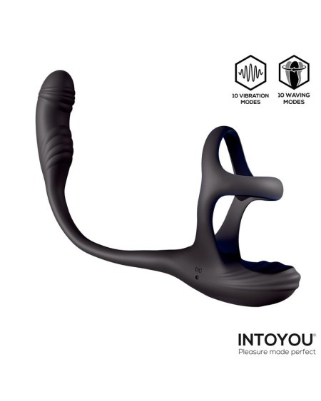 Kamber 360º Waving Vibrating Anal Plug and Cockring