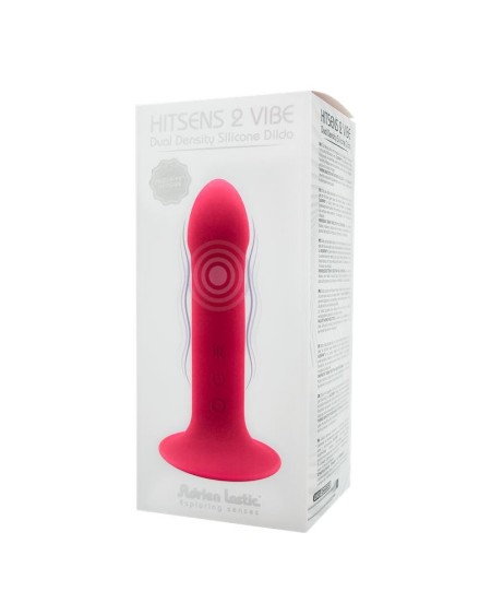 Double Density Dildo Vibration Hitsens 2 6.5 Pink