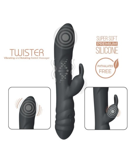 Vibrator with Rotation 360º Twister