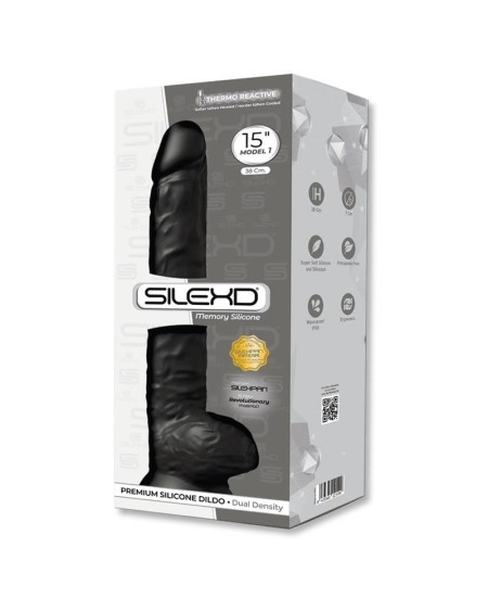 Dildo Dual Density Model 1 15 Black