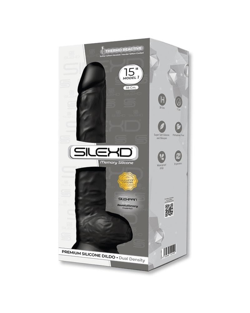 Dildo Dual Density Model 1 15 Black