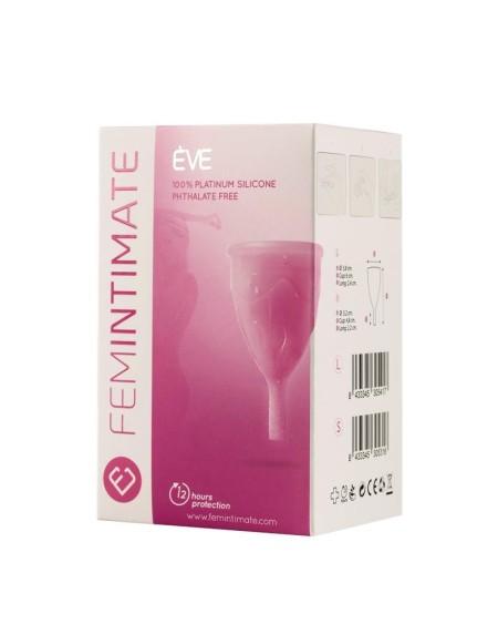 Menstrual Cup Ève Pink Size L Platinum Silicone