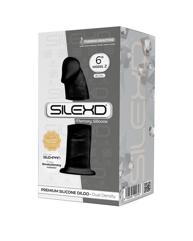 Dildo Dual Density Mod. 2 - 6 Black