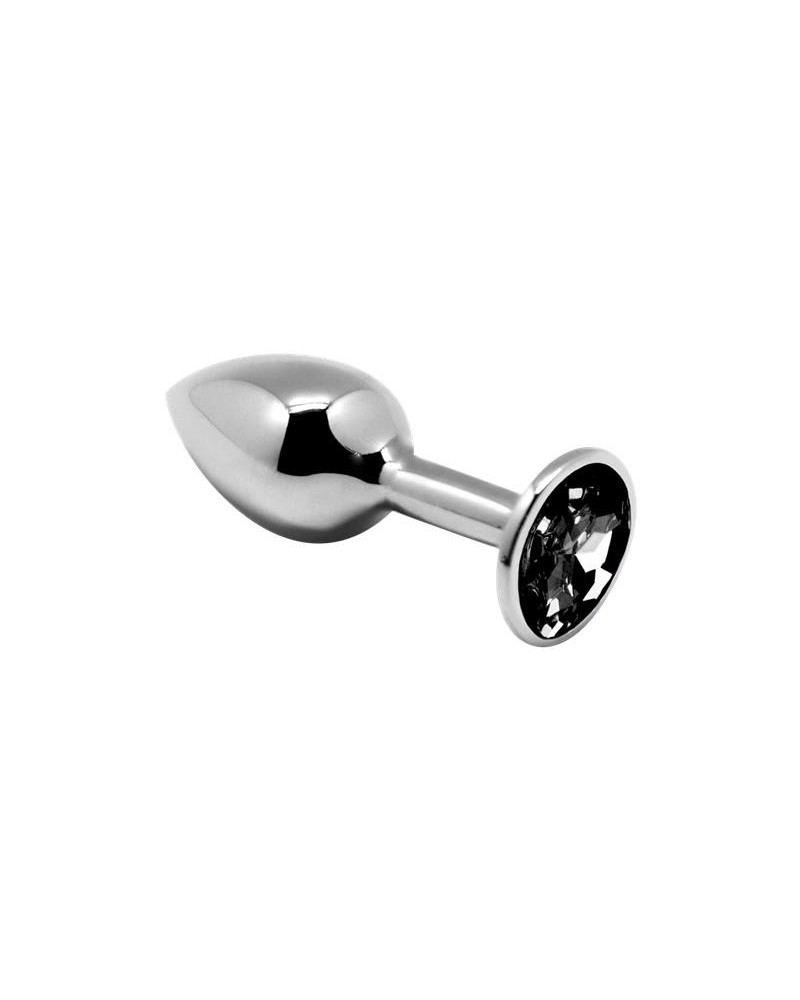 Butt Plug with Black Jewel Size S