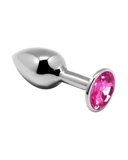 Anal Plug with Pink Jewel Size L