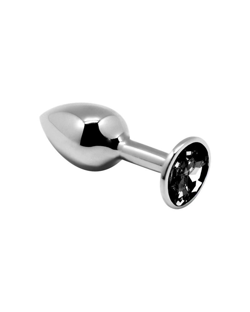 Anal Plug with Black Jewel Size M