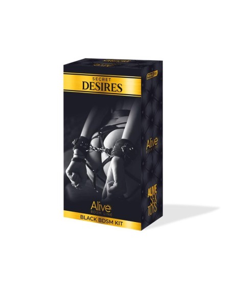 Secret Desires Black 8 Pieces BDSM