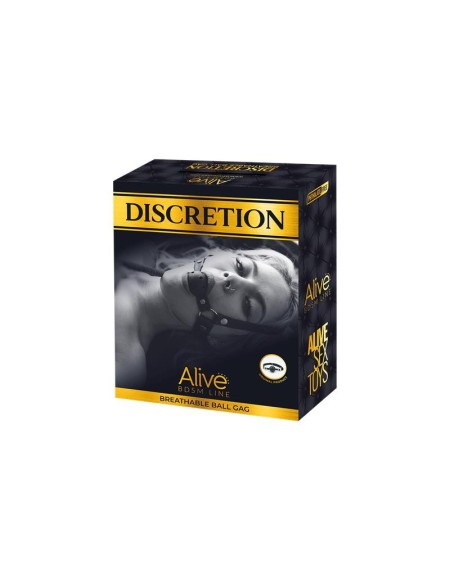 Discretion Breathable Gag Red