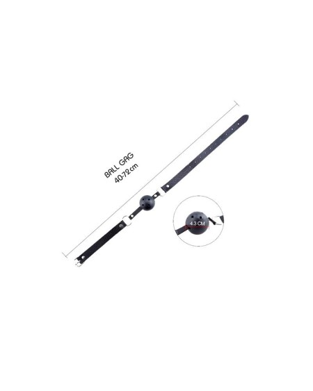 Discretion Breathable Gag Black